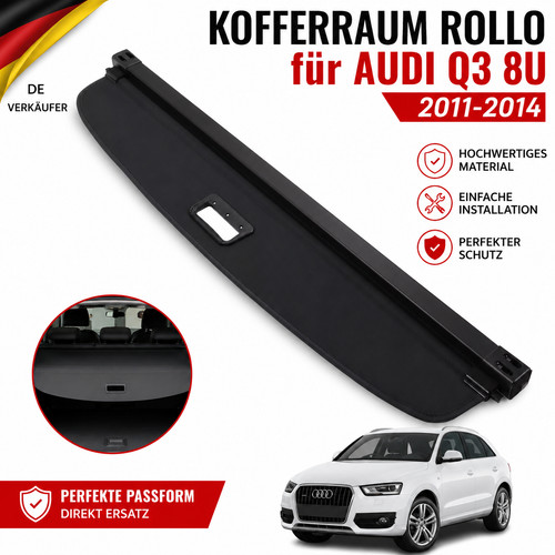 Schwarz kofferraum rollo - schwarz,
